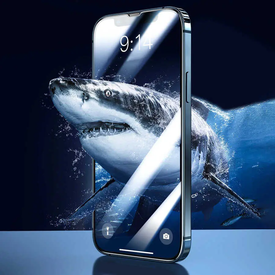 iPhone 14 Plus Seramik Ekran Koruyucu, 3D Kavisli - Davin