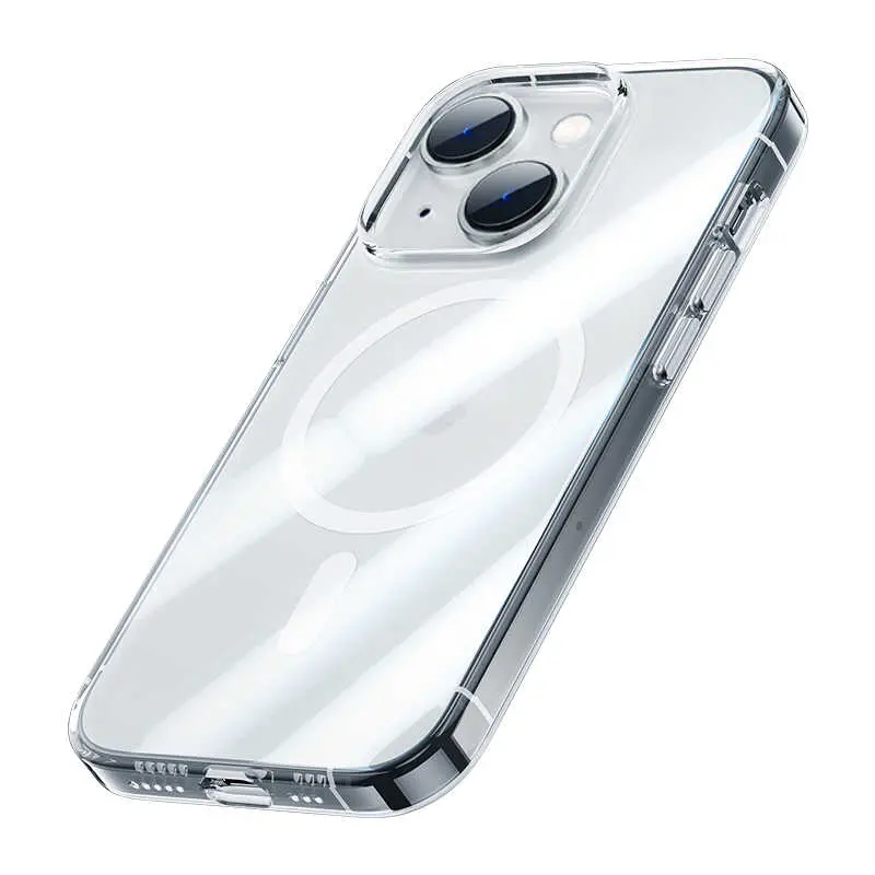 iPhone 14 Plus Şeffaf MagSafe Uyumlu Kılıf - Benks Crystal Series