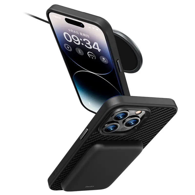 iPhone 14 Plus MagSafe Uyumlu Kevlar Kılıf - Benks Hybrid ArmorPro