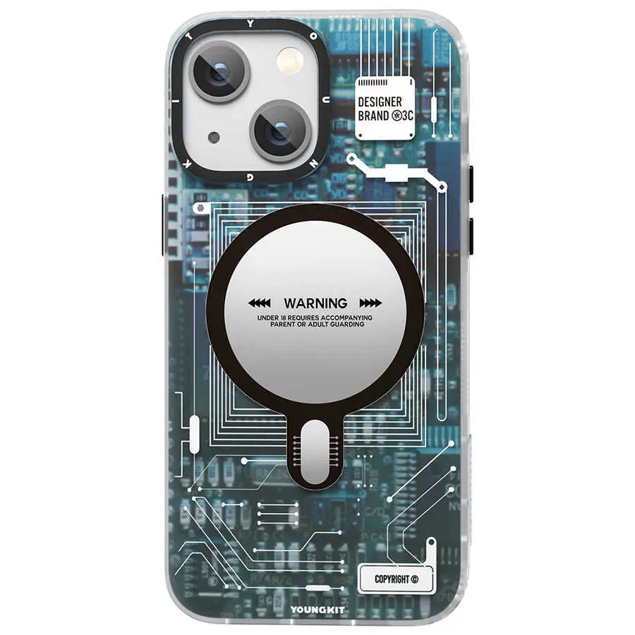 iPhone 14 Plus MagSafe Uyumlu Kılıf - YoungKit Technology Serisi