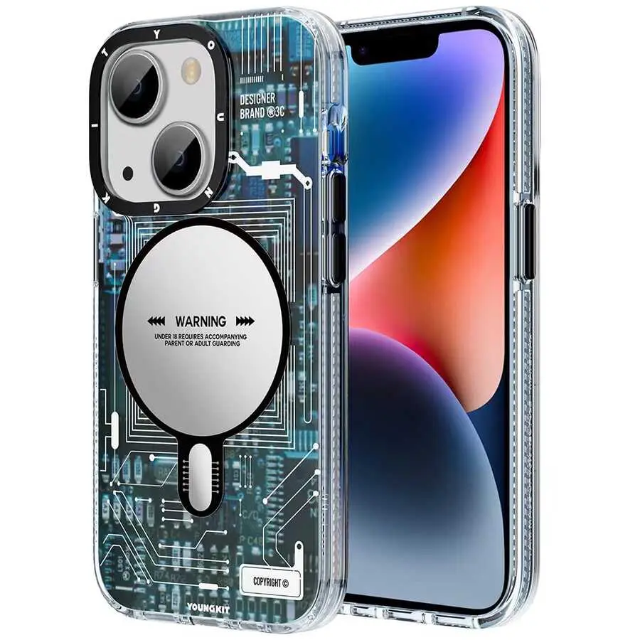 iPhone 14 Plus MagSafe Uyumlu Kılıf - YoungKit Technology Serisi