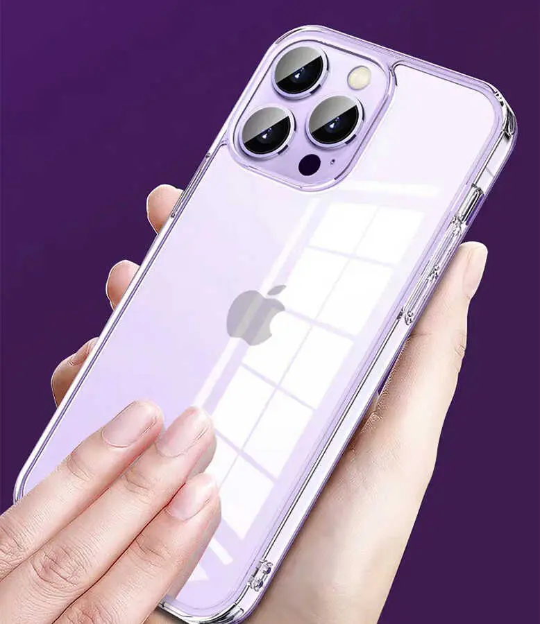 iPhone 14 Plus Şeffaf Airbag Tasarımlı Kılıf - Wiwu Concise Serisi