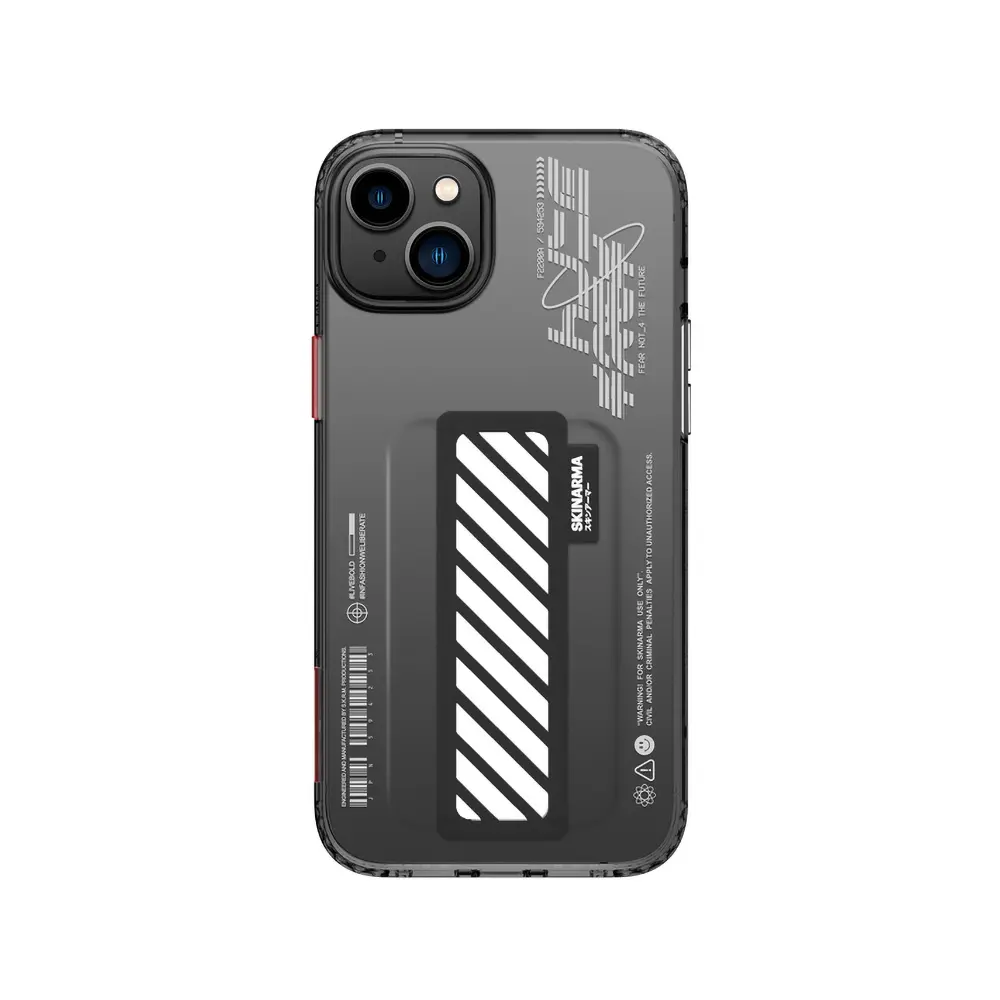 iPhone 14 Plus Şeffaf Desenli Kılıf - Skinarma Kaze