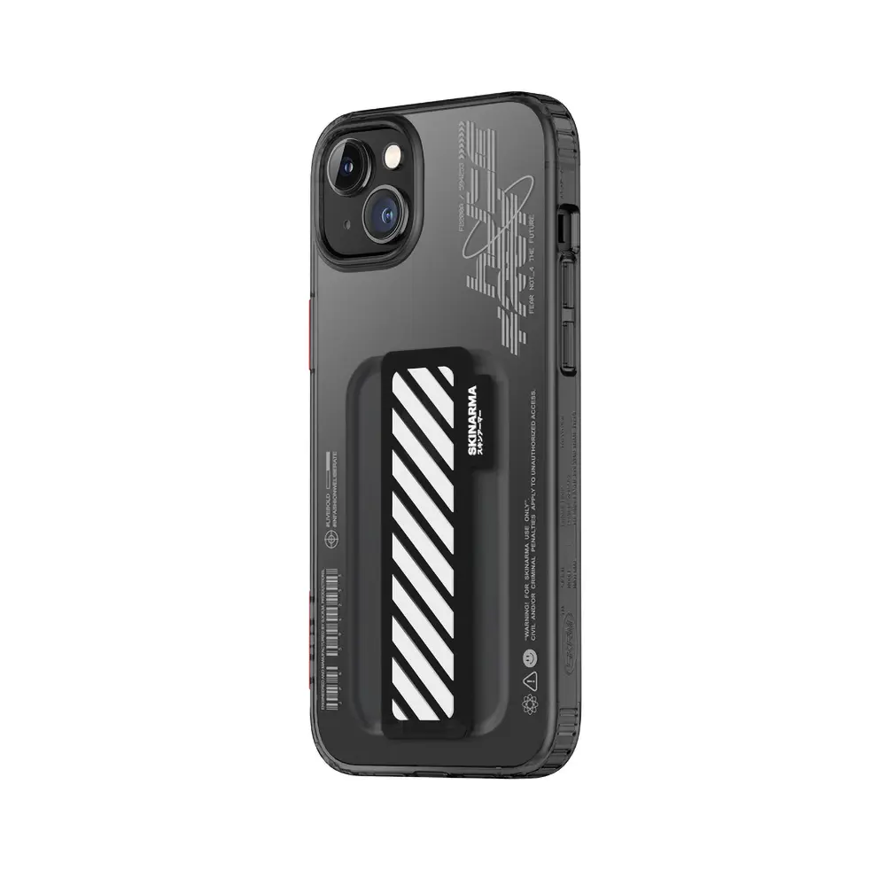 iPhone 14 Plus Şeffaf Desenli Kılıf - Skinarma Kaze
