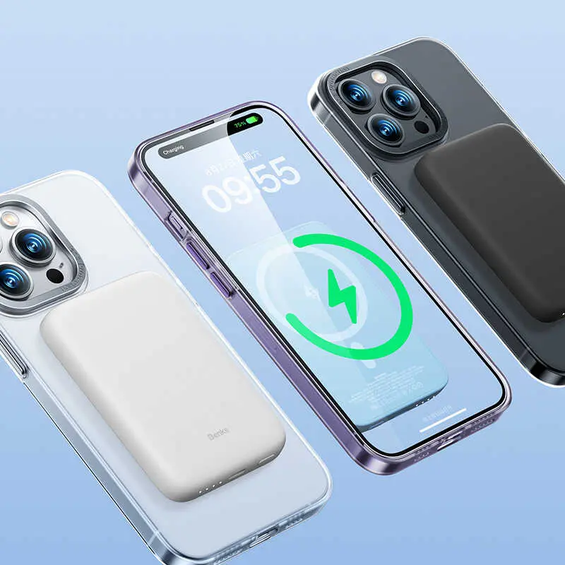 iPhone 14 Plus MagSafe Uyumlu Mat Kılıf - Benks Magnetik Haze