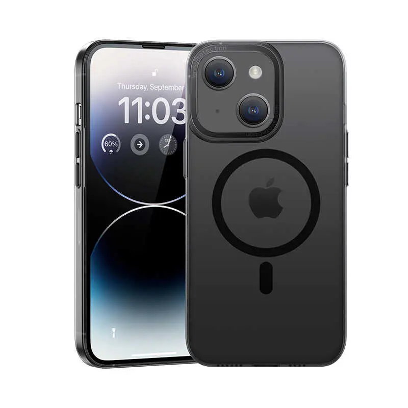 iPhone 14 Plus MagSafe Uyumlu Mat Kılıf - Benks Magnetik Haze