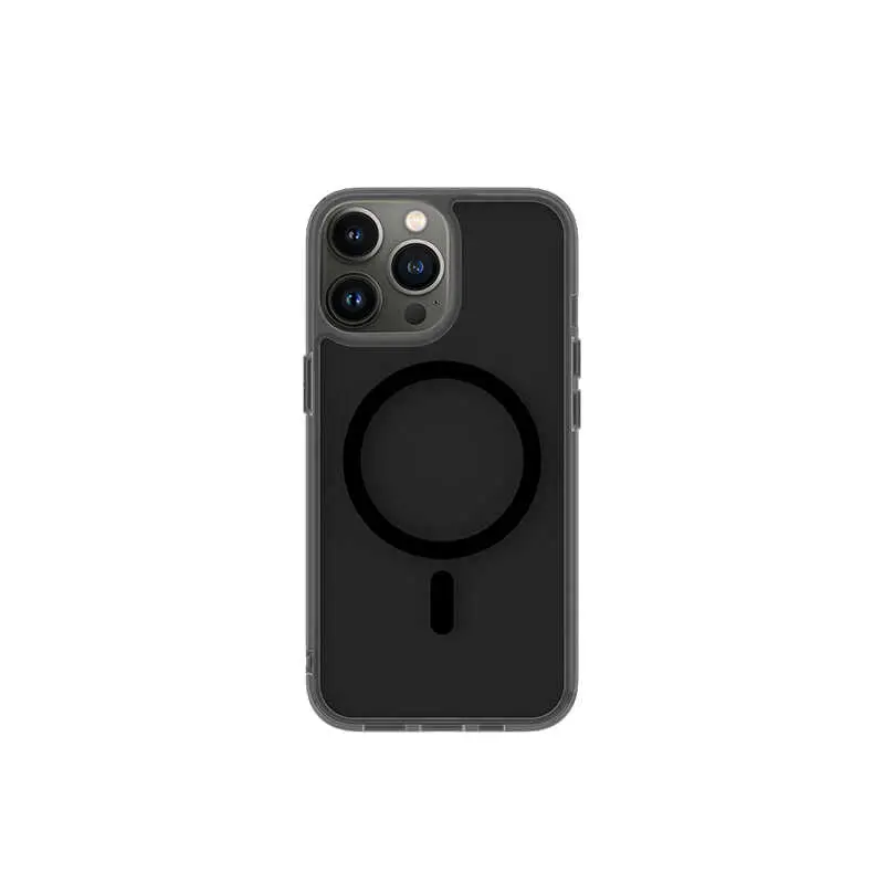 iPhone 14 Pro MagSafe Uyumlu Şeffaf Silikon Kılıf - Wiwu