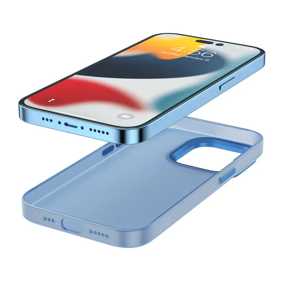 iPhone 14 Pro MagSafe Uyumlu Buzlu Sert PC Kılıf - Wiwu Frosted Magnetic