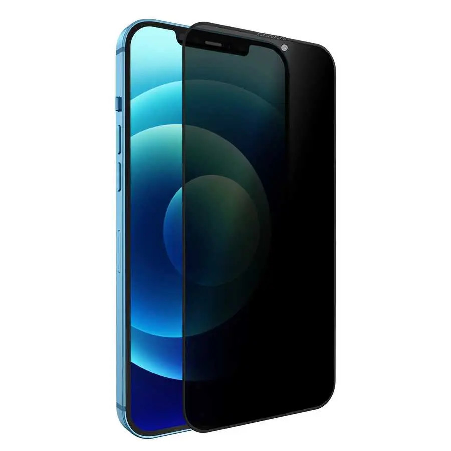 iPhone 14 Pro Gizlilik Filtreli 2.5D Ekran Koruyucu - Wiwu iPrivacy HD
