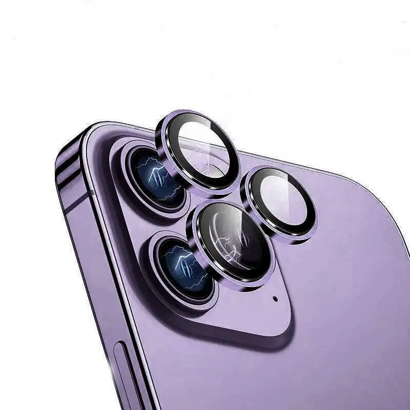 iPhone 14 Pro Metal Kamera Lens Koruyucu - Wiwu Lens Guard