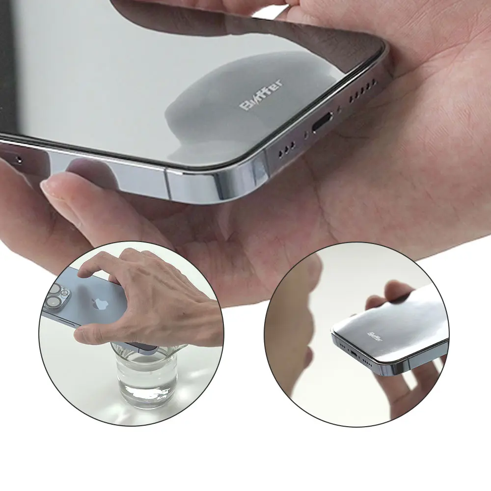 iPhone 14 Pro Hizalama Aparatlı 9H Cam Ekran Koruyucu - Zore Hadid Glass