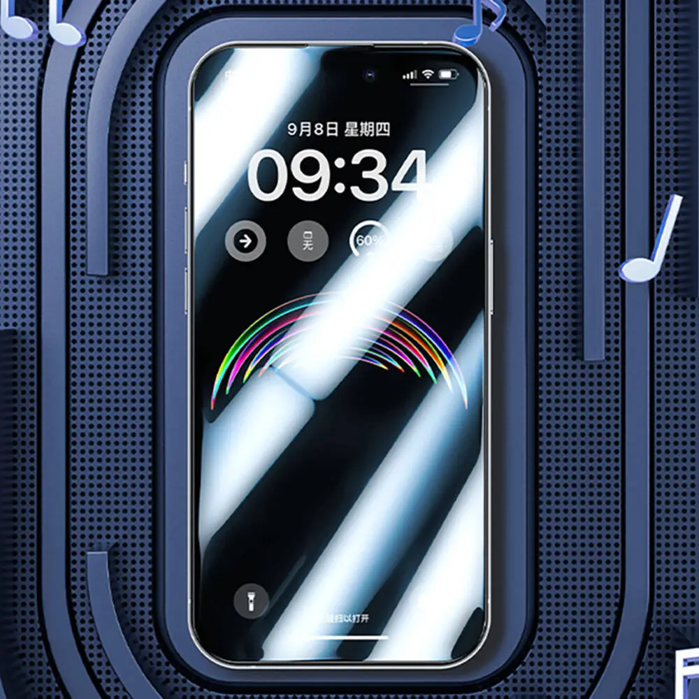 iPhone 14 Pro Gaming Ekran Koruyucu, Toz Önleyici Cam - Benks