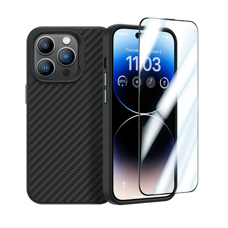 iPhone 14 Pro 5'i 1 Arada Aksesuar Seti - Benks Grand Combo