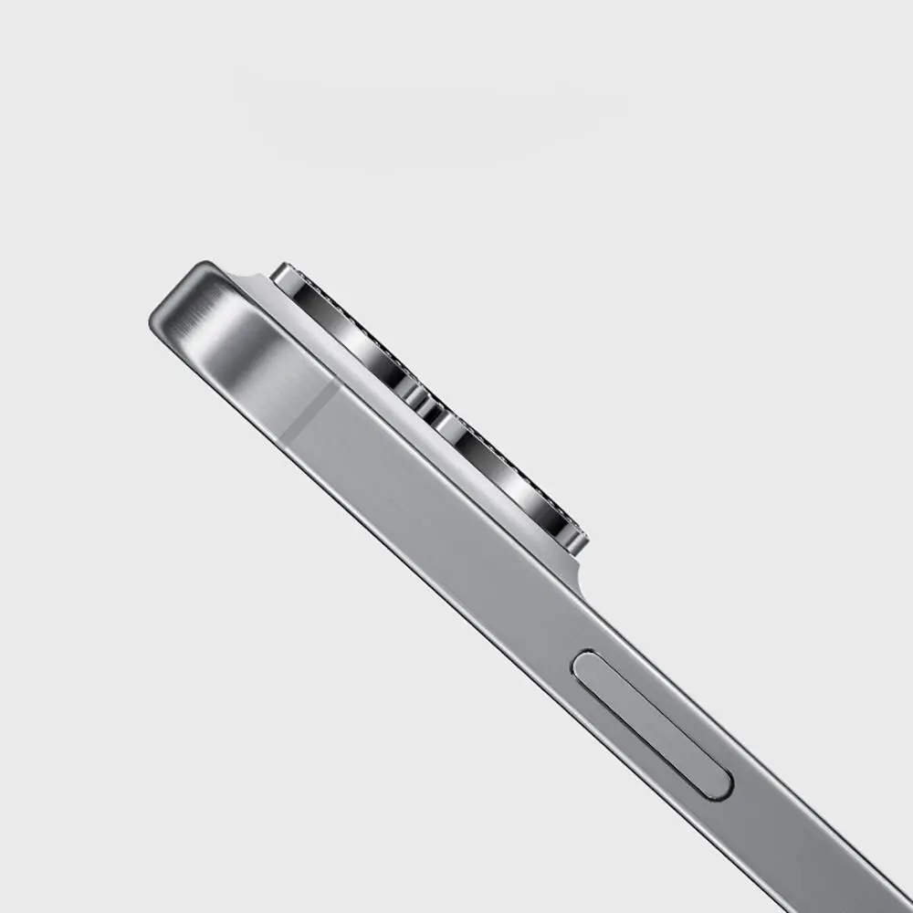 iPhone 14 Pro Kamera Lens Koruyucu, Taşlı Tasarım - Casebang Gem