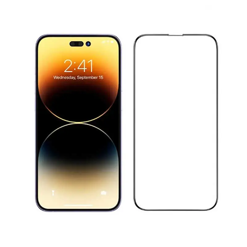 iPhone 14 Pro Seramik Ekran Koruyucu, 3D Kavisli - Davin