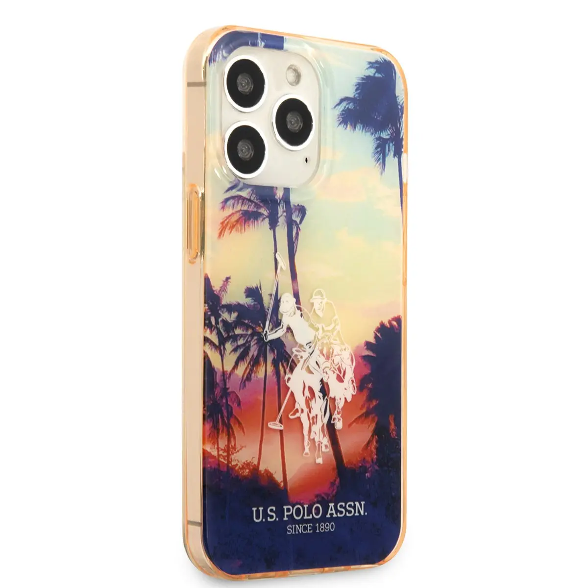 iPhone 14 Pro Renkli Ağaç Baskılı Kılıf - U.S. Polo Assn.