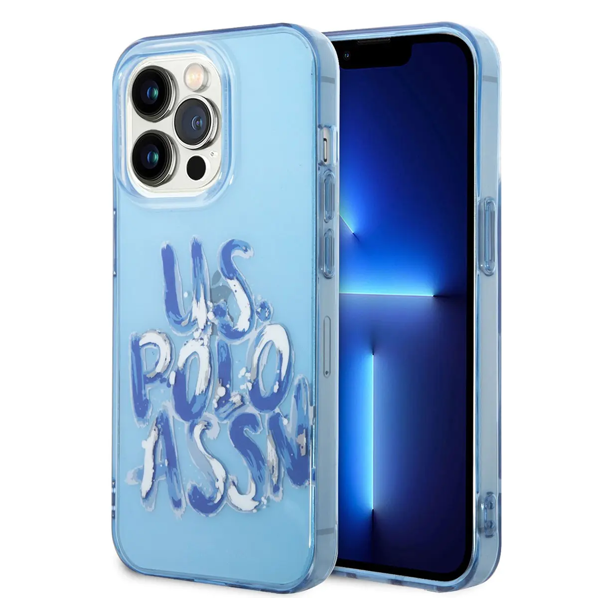 iPhone 14 Pro Renkli Grafiti Baskılı Kılıf - U.S. Polo Assn.