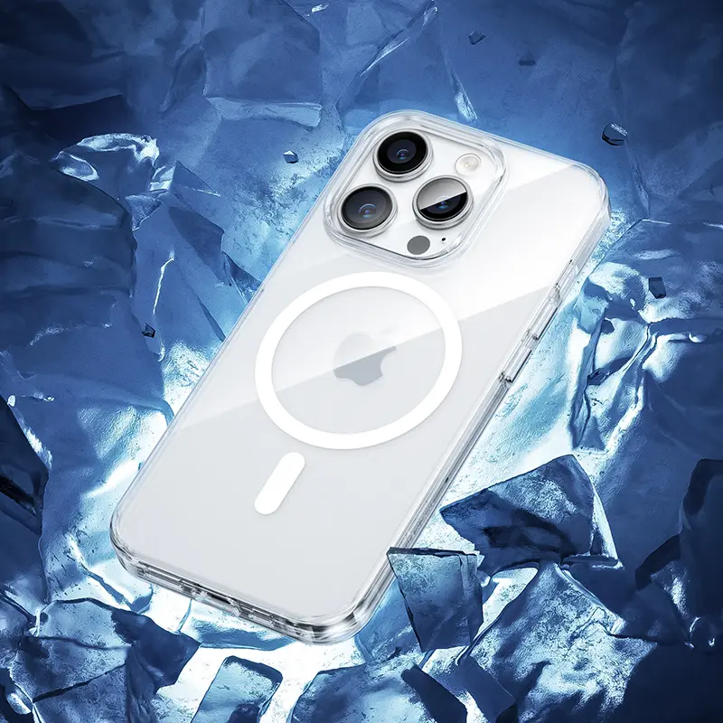 iPhone 14 Pro MagSafe Uyumlu Şeffaf Kılıf - Benks Crystal PC