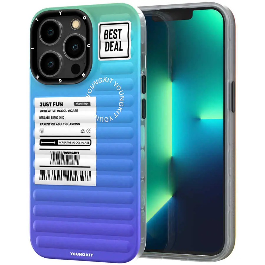 iPhone 14 Pro Renk Geçişli Kılıf - YoungKit The Secret Color