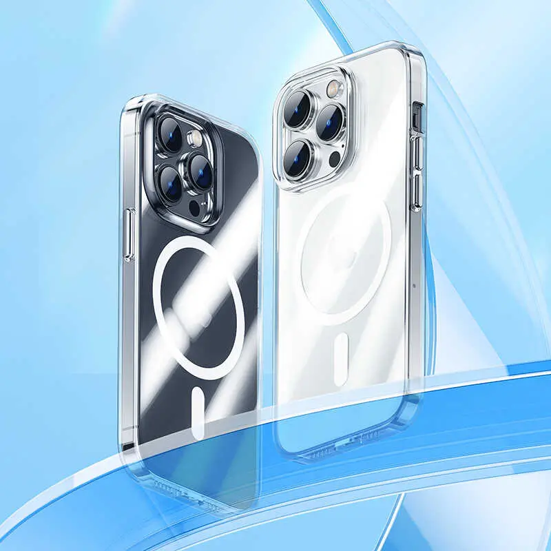 iPhone 14 Pro Şeffaf MagSafe Uyumlu Kılıf - Benks Crystal Series