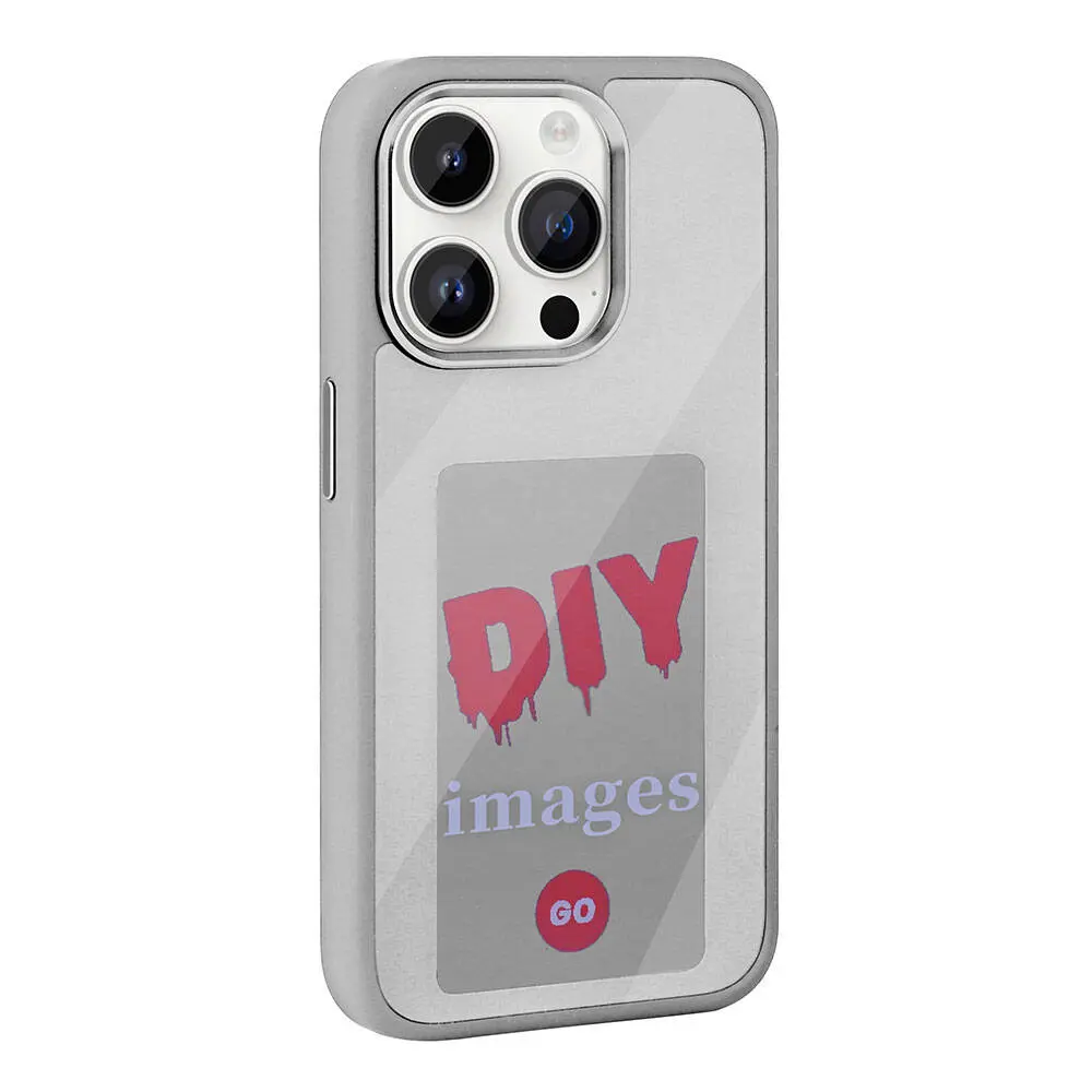 iPhone 14 Pro Ekranı Yansıtan Akıllı NFC Kılıf - Zore