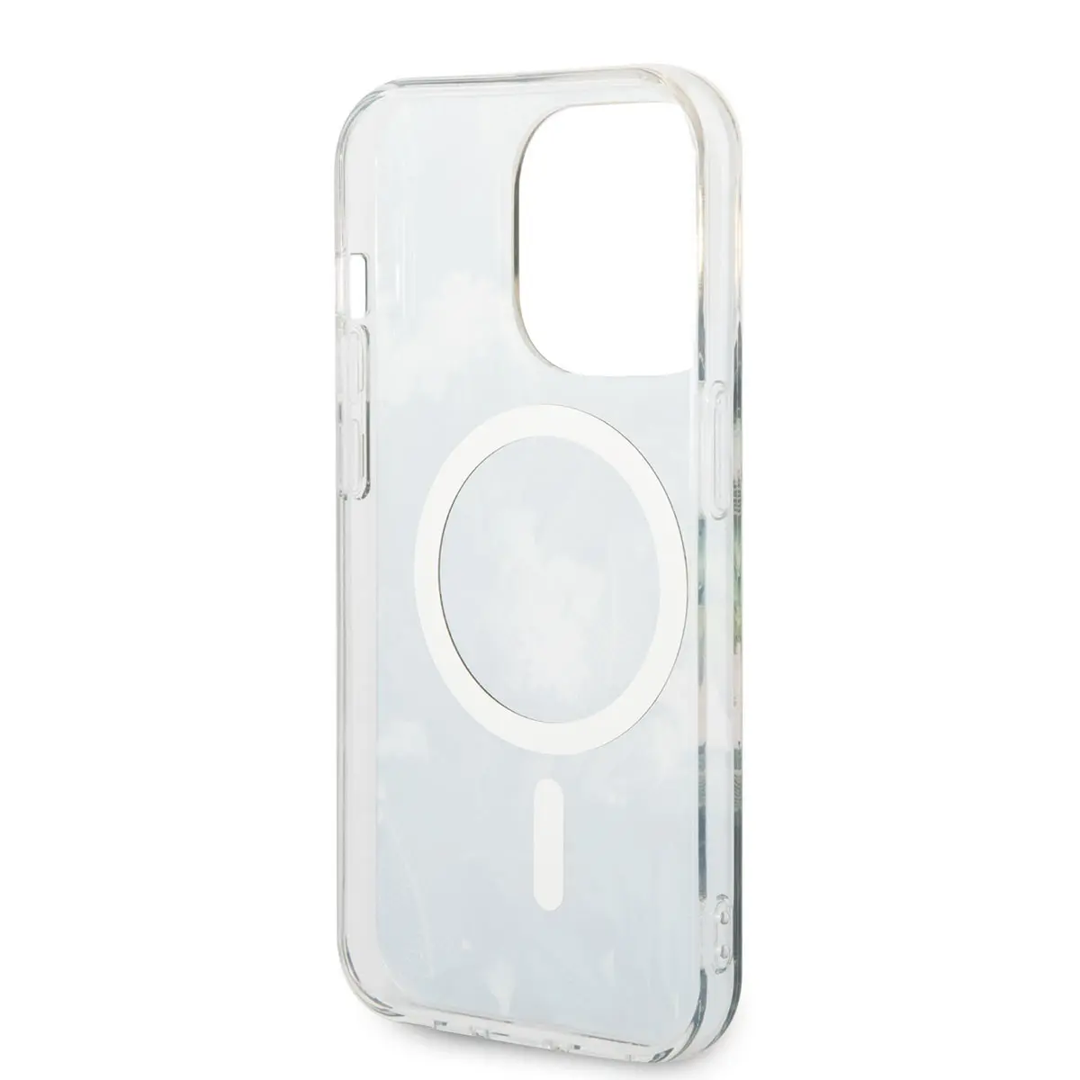 iPhone 14 Pro MagSafe Uyumlu Yaprak Desenli Kılıf - Guess