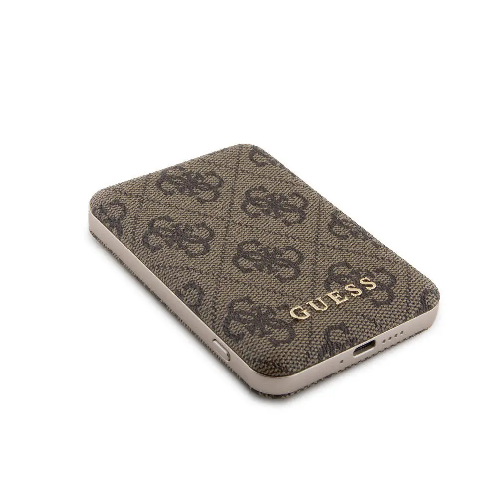 iPhone 14 Pro MagSafe Uyumlu Kılıf - Guess 4G Desenli, Powerbank Hediyeli