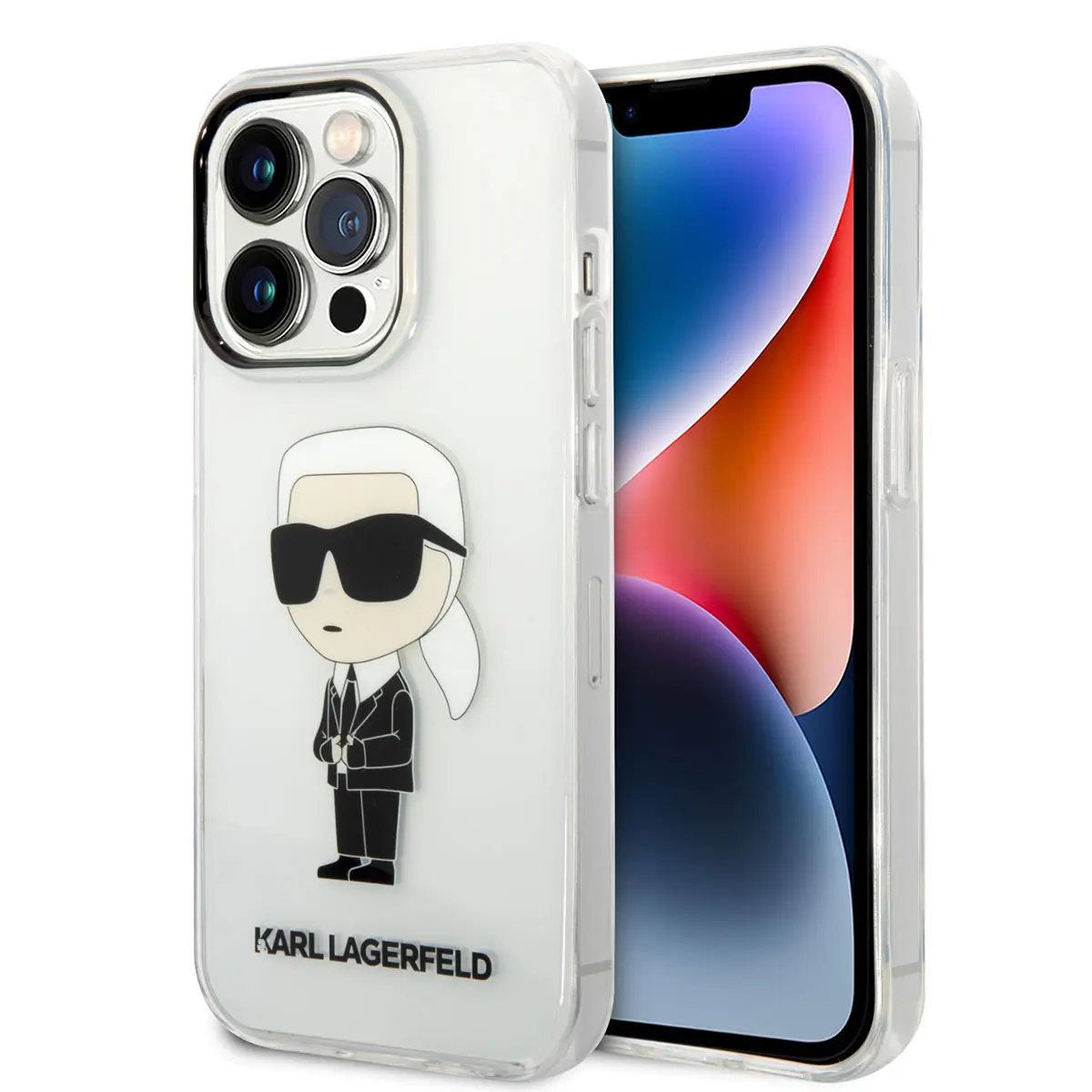 iPhone 14 Pro Şeffaf Kılıf, İkonik Karl Dizayn - Karl Lagerfeld