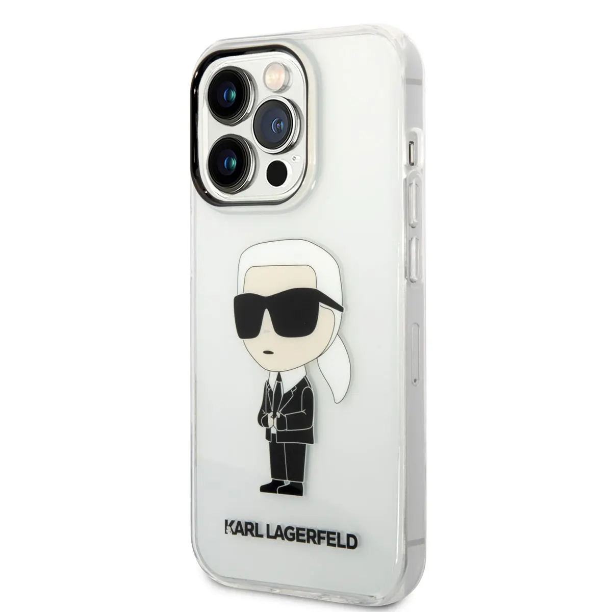 iPhone 14 Pro Şeffaf Kılıf, İkonik Karl Dizayn - Karl Lagerfeld