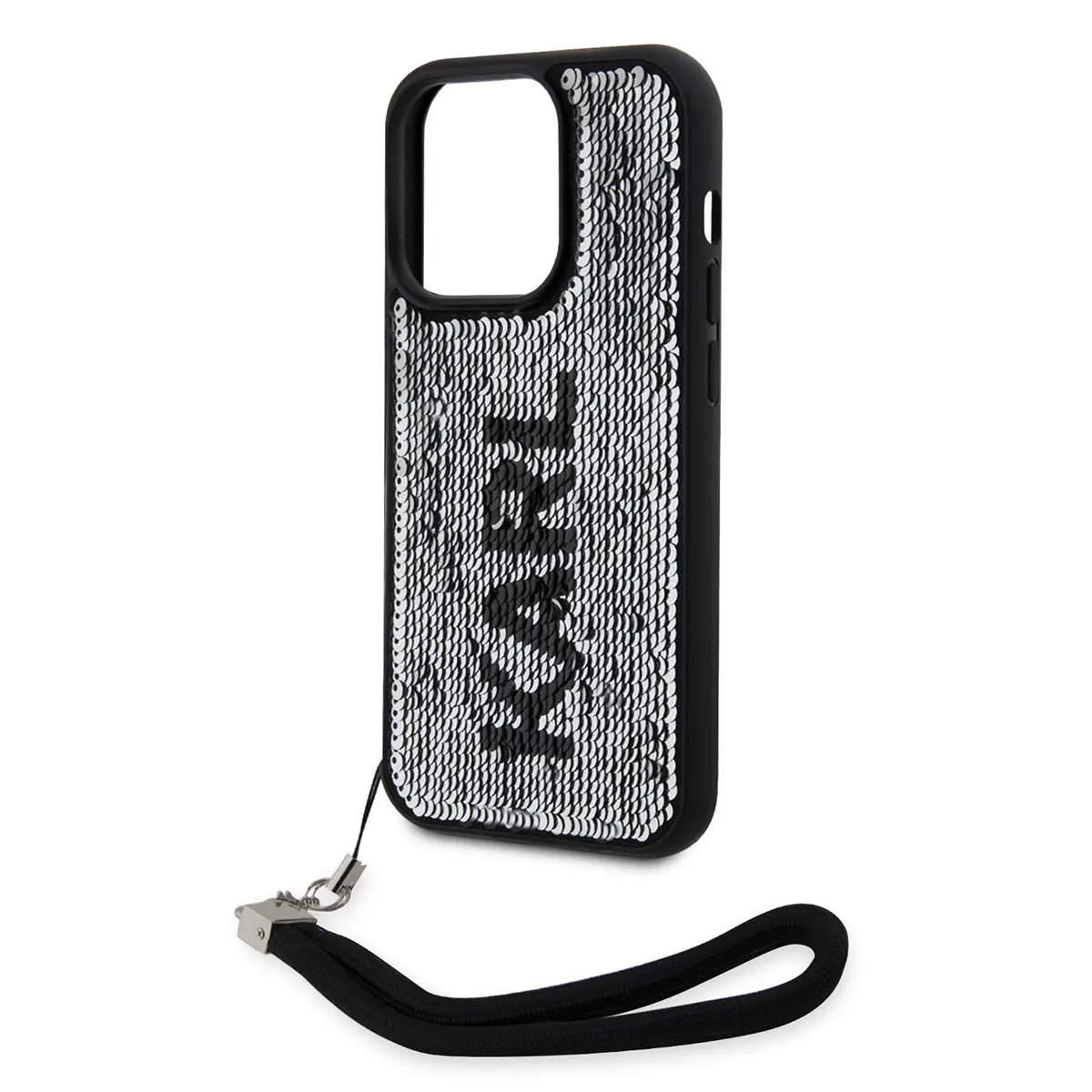 iPhone 14 Pro El Askılı Hareketli Pullu Kılıf - Karl Lagerfeld