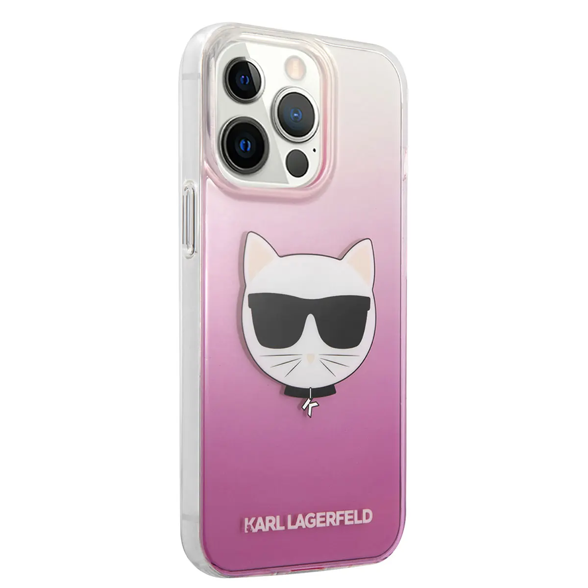 iPhone 14 Pro Sert TPU Kılıf, Choupette Dizayn - Karl Lagerfeld