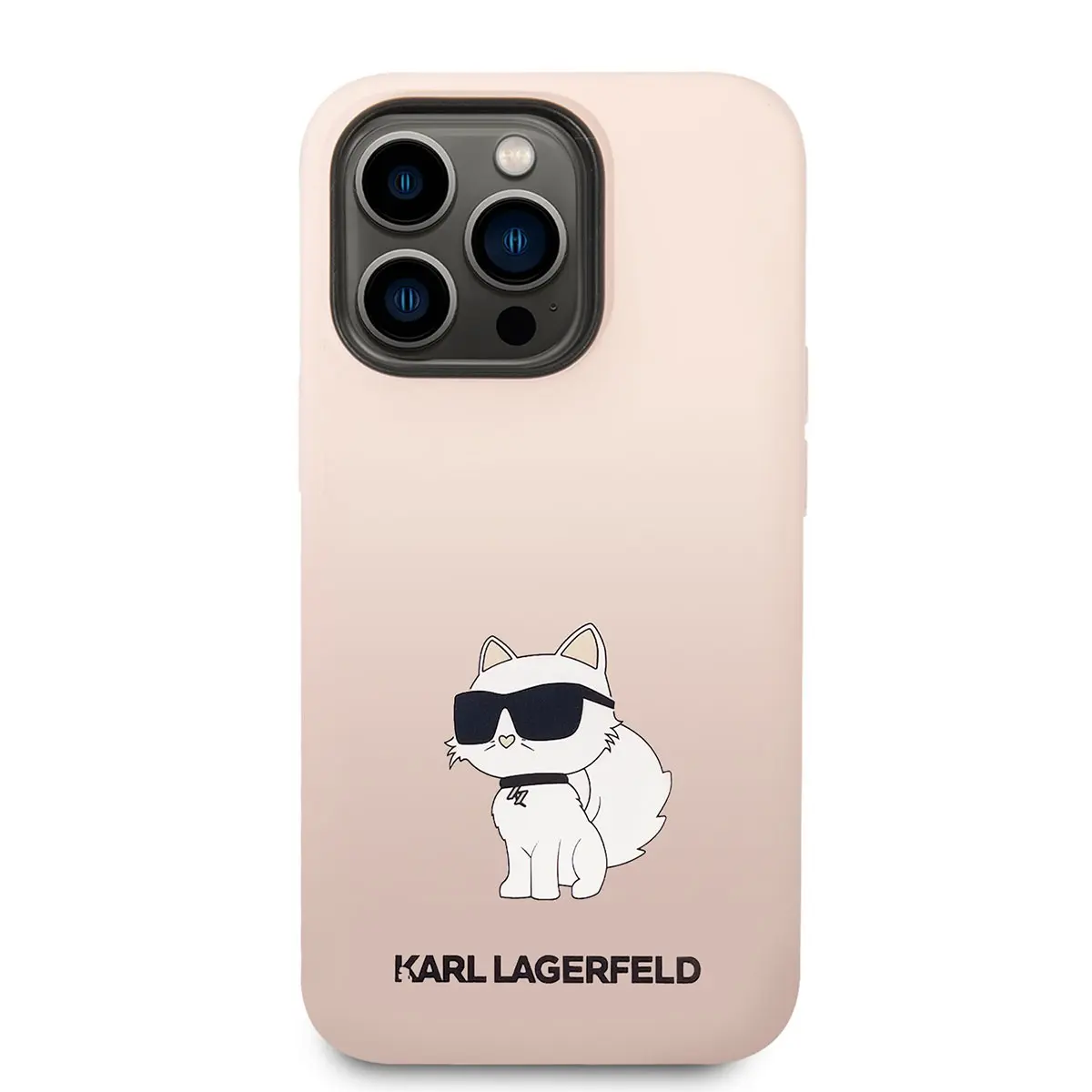 iPhone 14 Pro Silikon Kılıf, Choupette Dizayn - Karl Lagerfeld