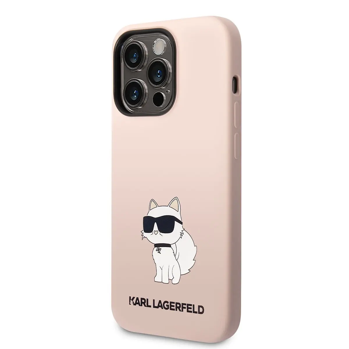 iPhone 14 Pro Silikon Kılıf, Choupette Dizayn - Karl Lagerfeld