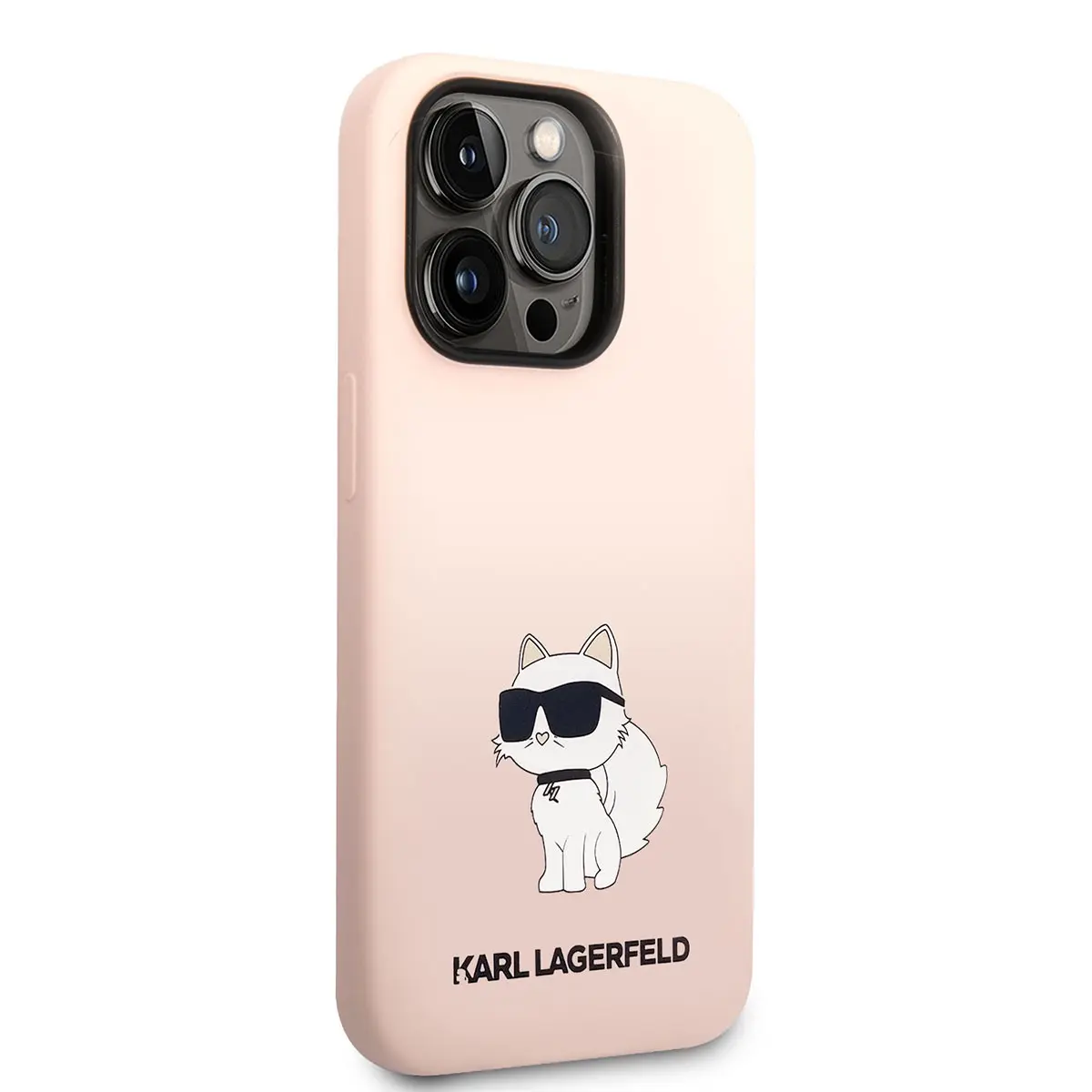 iPhone 14 Pro Silikon Kılıf, Choupette Dizayn - Karl Lagerfeld