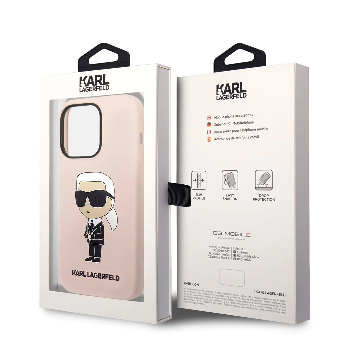 iPhone 14 Pro Silikon Kılıf - Karl Lagerfeld Karl Dizayn