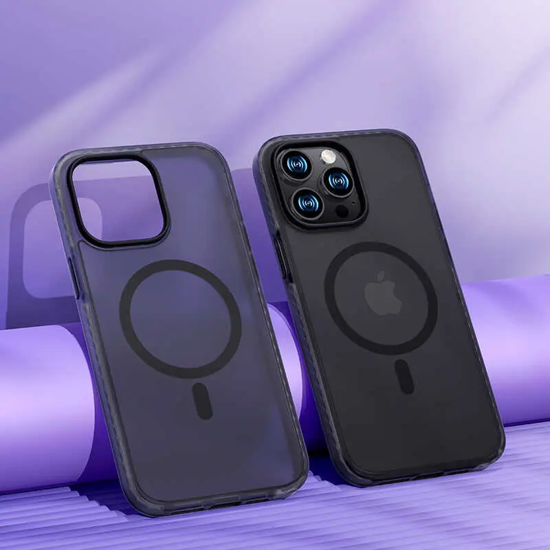 iPhone 14 Pro Mat Arka Yüzeyli Airbag Köşeli Kılıf - Benks Icesand