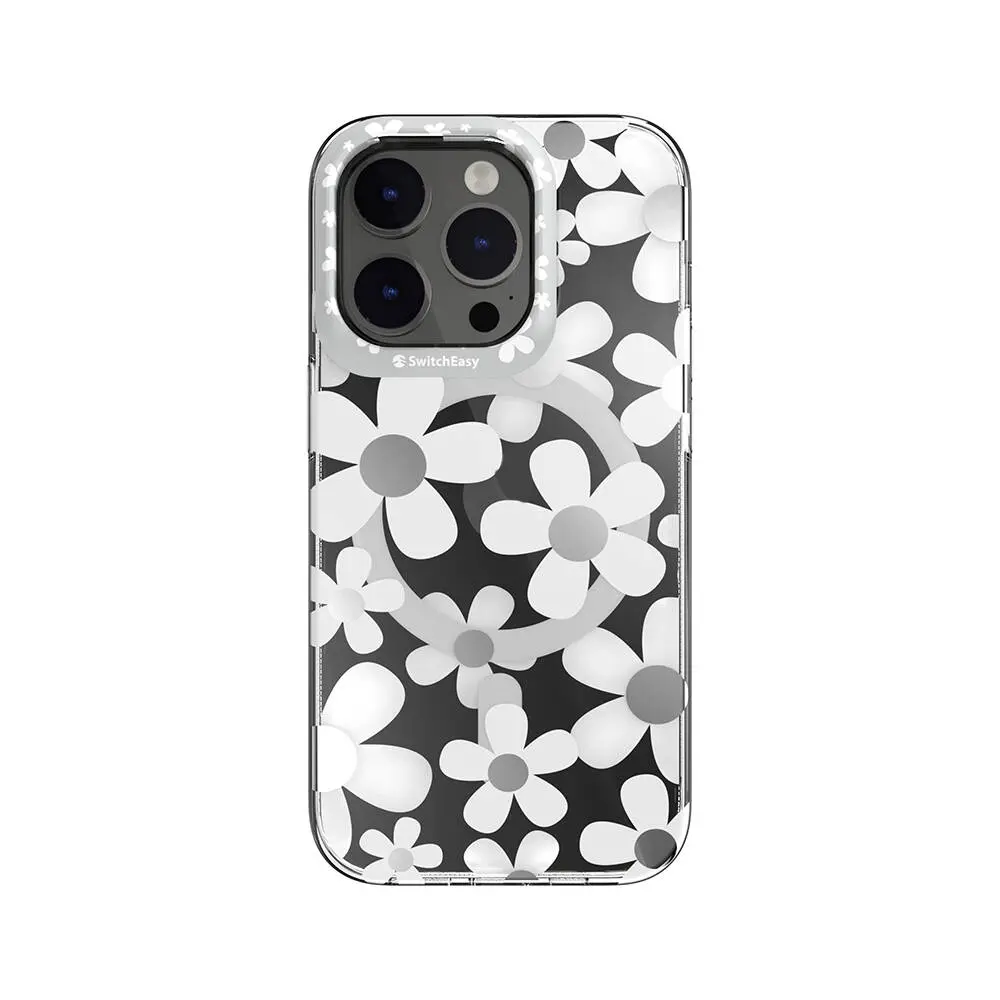iPhone 14 Pro MagSafe Uyumlu Çift IMD Baskılı Kılıf - Switcheasy Artist-M Fleur