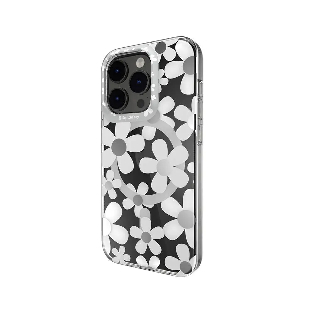 iPhone 14 Pro MagSafe Uyumlu Çift IMD Baskılı Kılıf - Switcheasy Artist-M Fleur