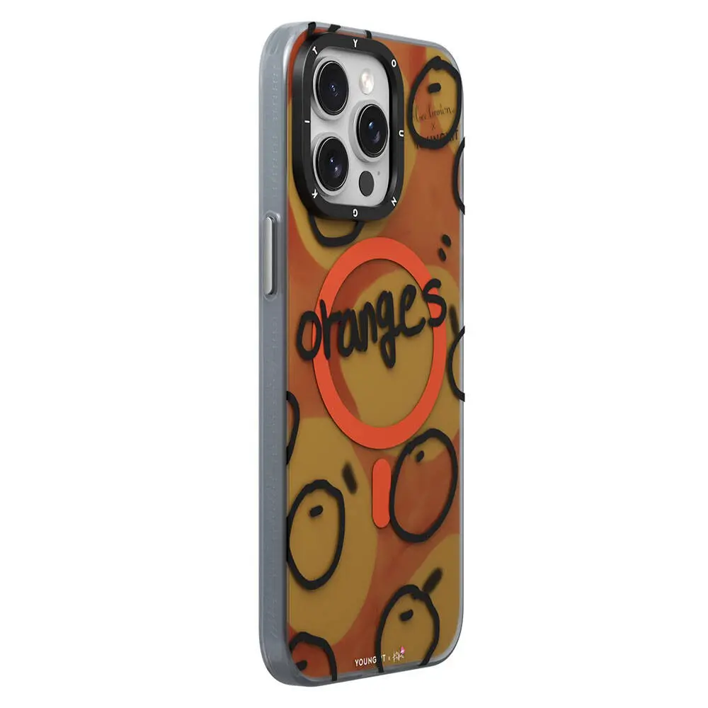 iPhone 14 Pro MagSafe Uyumlu Kılıf, Bee Brown Tasarımlı - Youngkit Funny