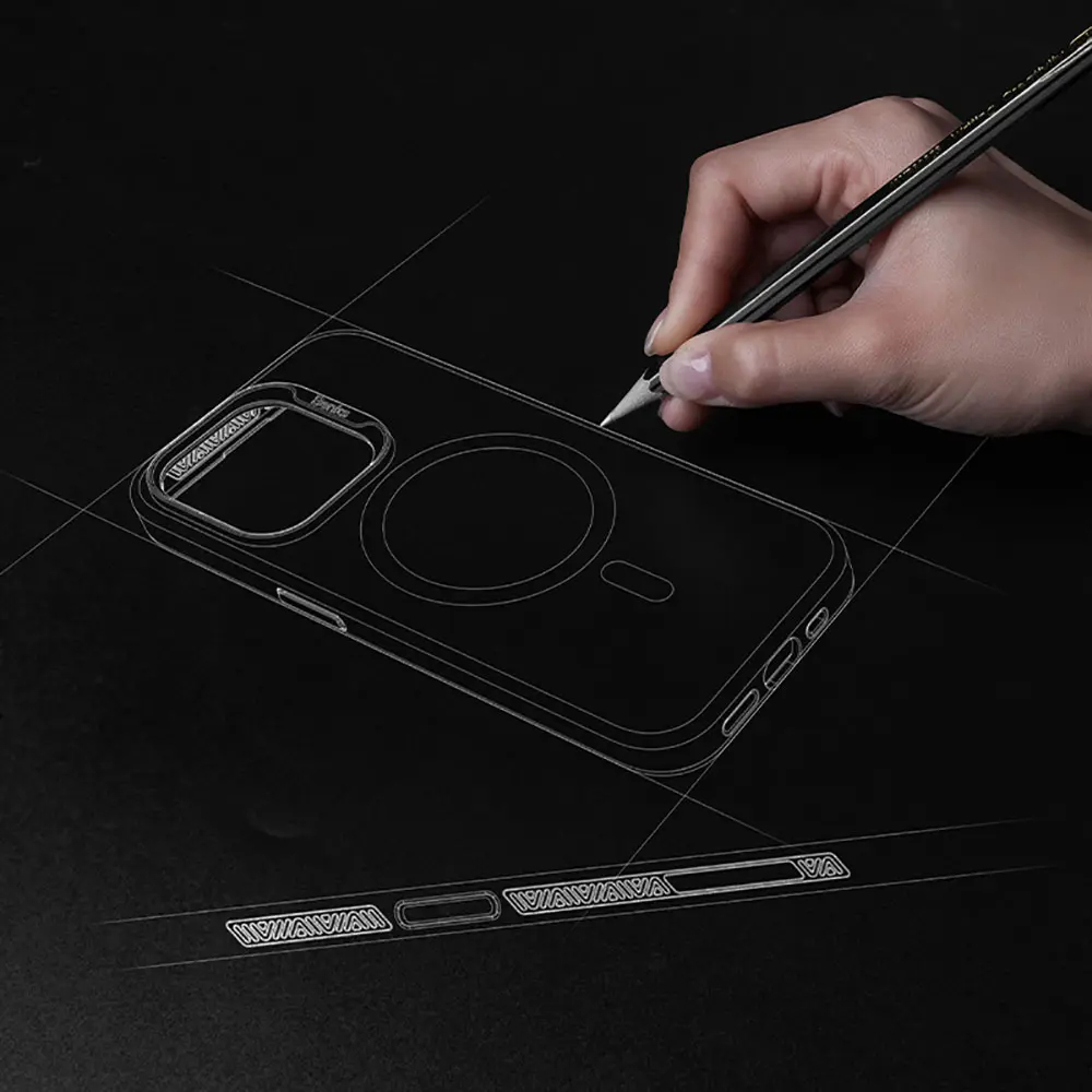 iPhone 14 Pro MagSafe Uyumlu Şeffaf Kılıf - Benks Lucid Armor