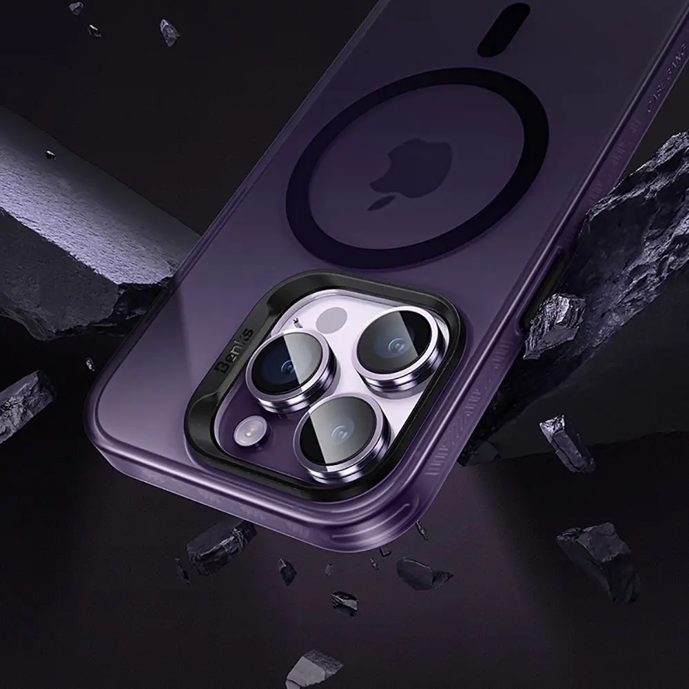 iPhone 14 Pro MagSafe Uyumlu Şeffaf Kılıf - Benks Lucid Armor