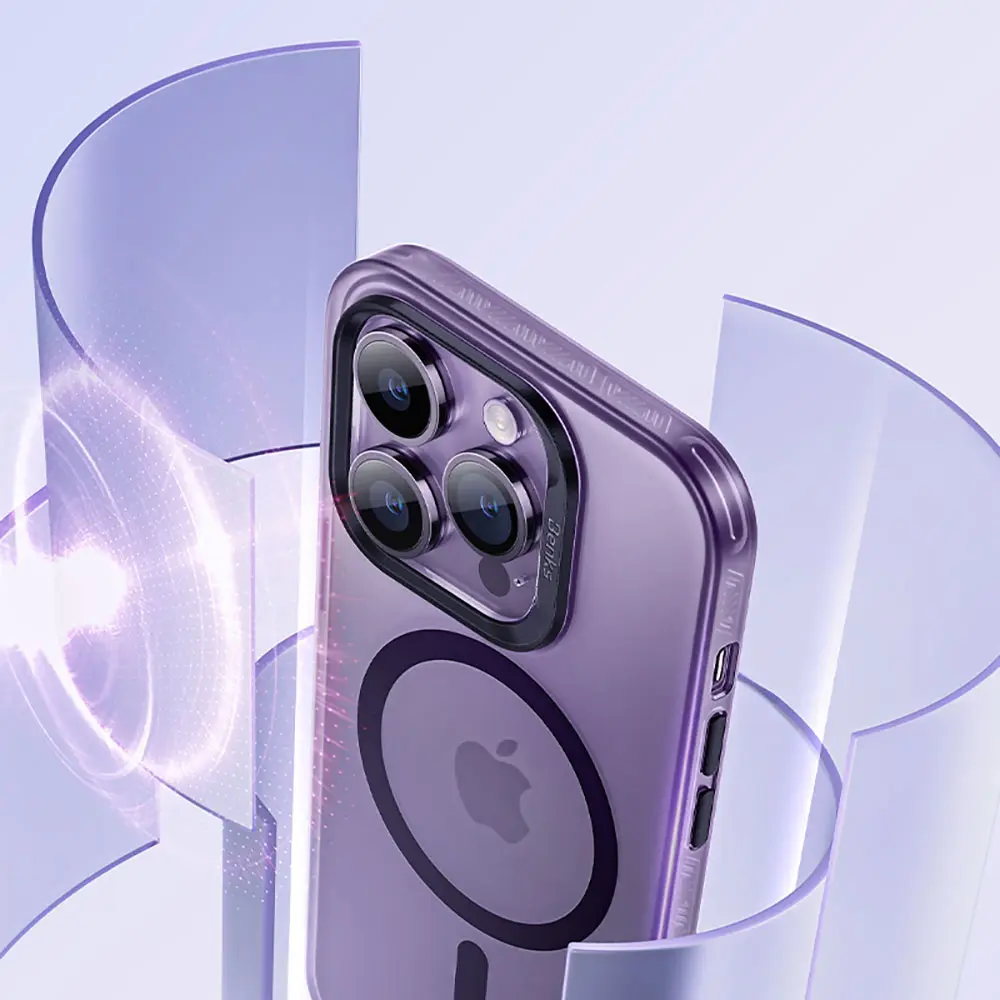 iPhone 14 Pro MagSafe Uyumlu Şeffaf Kılıf - Benks Lucid Armor