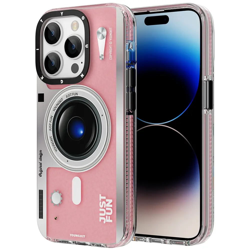 iPhone 14 Pro MagSafe Uyumlu Lens Figürlü Kılıf - YoungKit Art Film Serisi