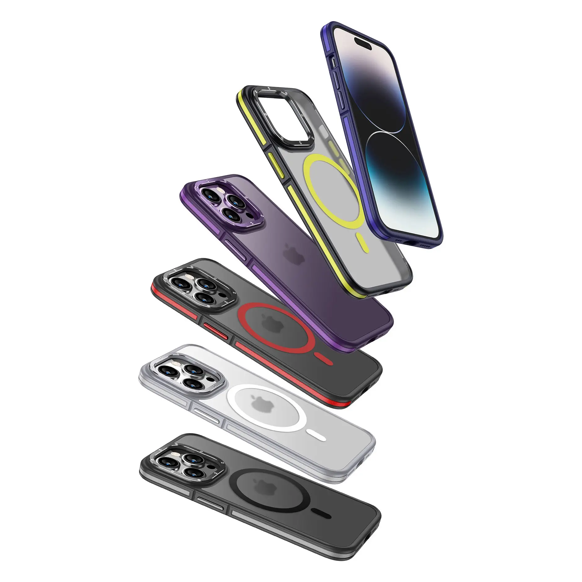 iPhone 14 Pro MagSafe Uyumlu Mat Kılıf - Wlons Vevo