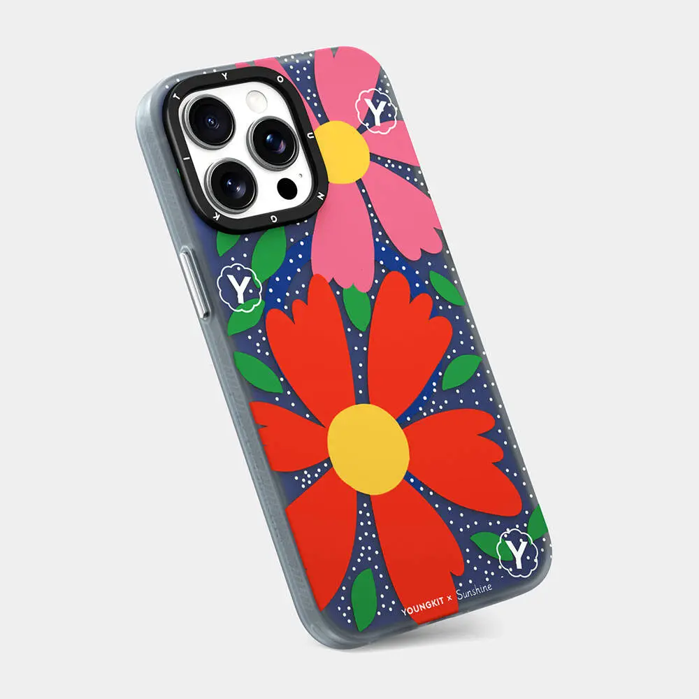 iPhone 14 Pro MagSafe Uyumlu Kılıf, Sunshine Tasarımlı - Youngkit Colorful