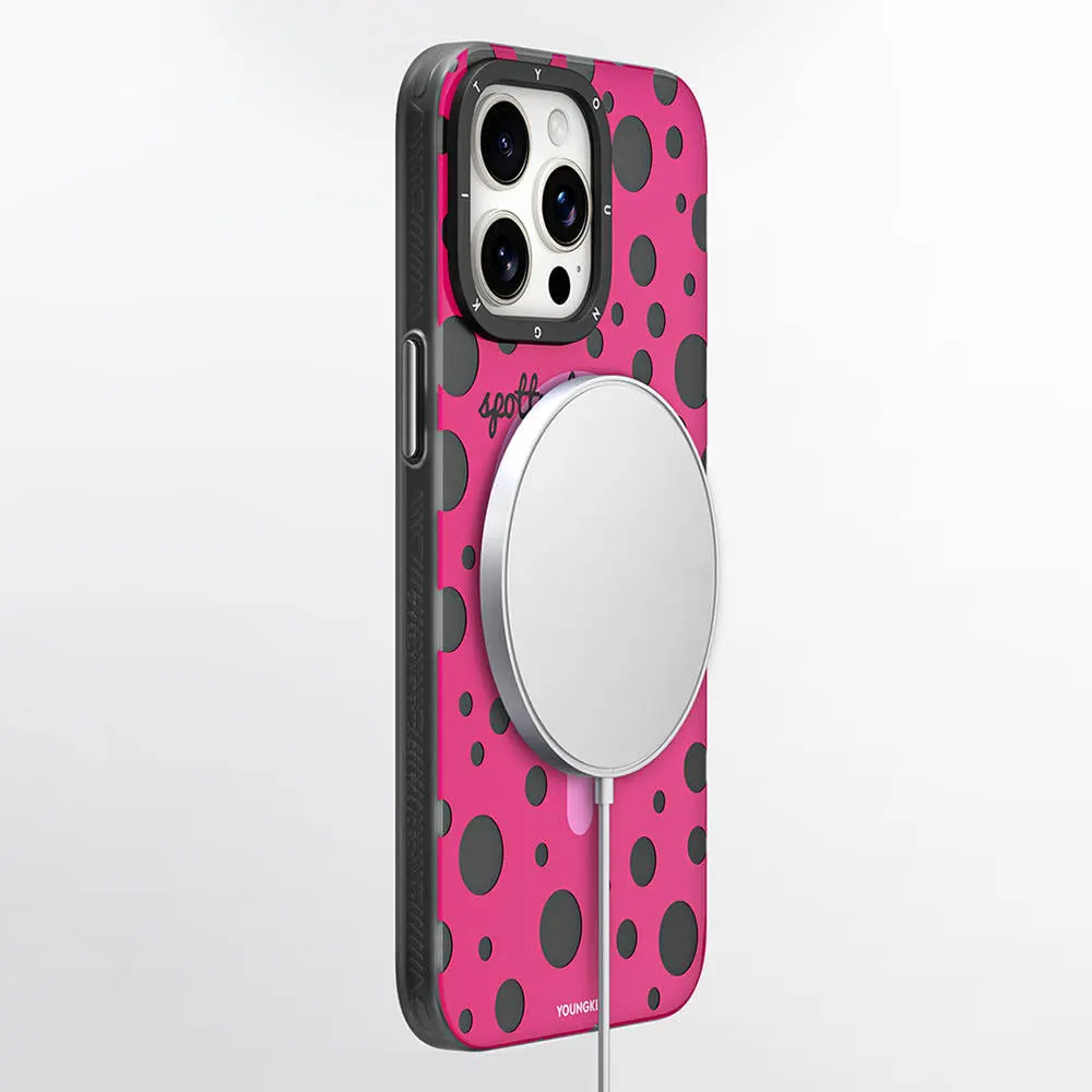 iPhone 14 Pro MagSafe Uyumlu Puantiyeli Kılıf - Youngkit Spots