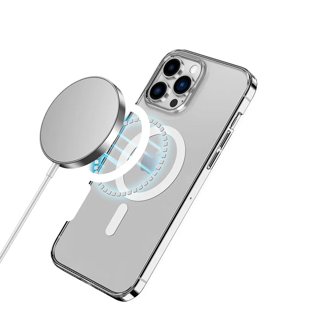 iPhone 14 Pro MagSafe Uyumlu Şeffaf Sert PC Kılıf - Wlons Pita