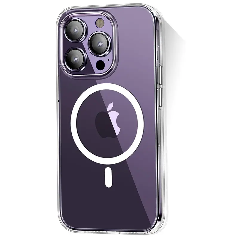 iPhone 14 Pro MagSafe Uyumlu Şeffaf Sert PC Kılıf - Wlons Pita