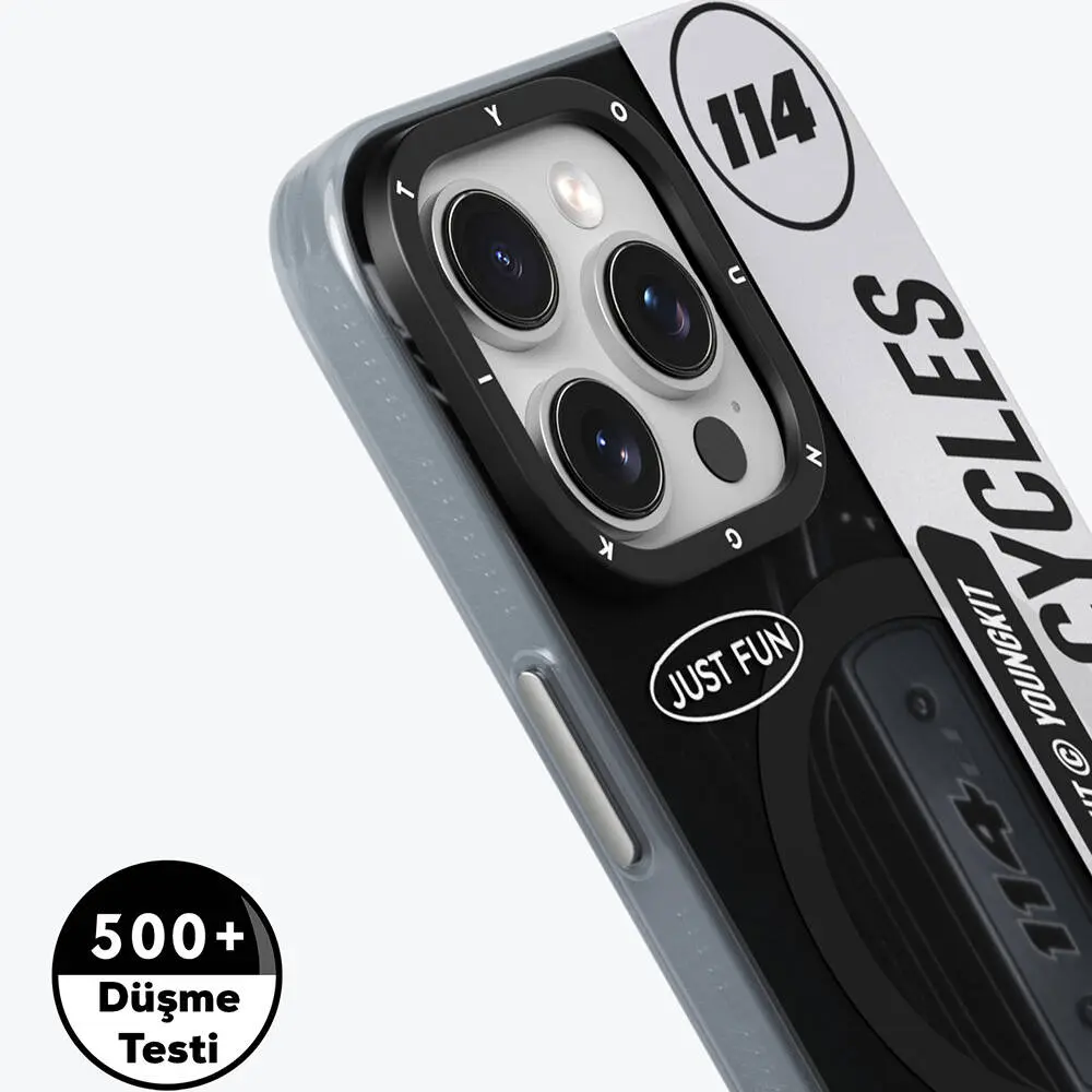 iPhone 14 Pro MagSafe Uyumlu Kılıf - Youngkit Motorcycle Legend