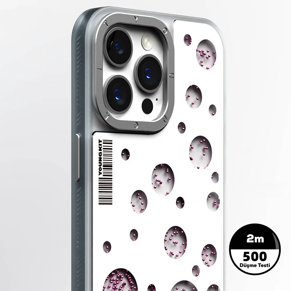 iPhone 14 Pro MagSafe Uyumlu Kılıf - Youngkit Quicksand Beads
